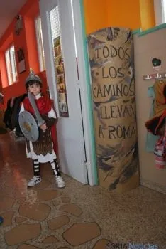Ambiente romano en el Santa Teresa de Jesús este viernes. / SN