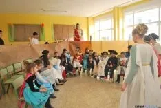 Ambiente romano en el Santa Teresa de Jesús este viernes. / SN