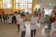 Ambiente romano en el Santa Teresa de Jesús este viernes. / SN