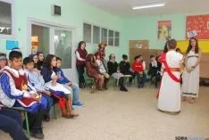 Ambiente romano en el Santa Teresa de Jesús este viernes. / SN