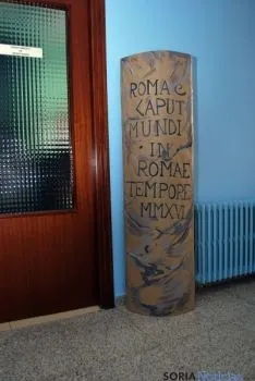 Ambiente romano en el Santa Teresa de Jesús este viernes. / SN