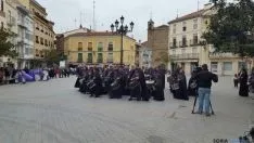 Una de las escenas este sábado en Ágreda./SN