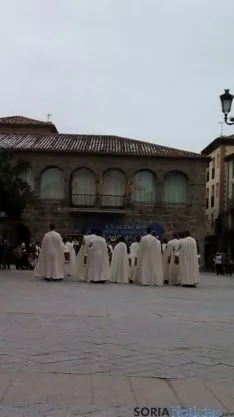 Una de las escenas este sábado en Ágreda./SN