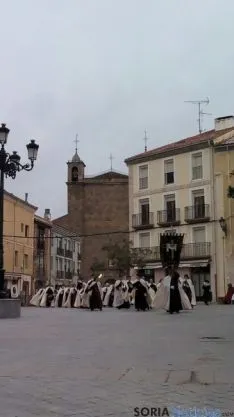 Una de las escenas este sábado en Ágreda./SN