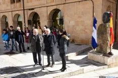 Homenaje público a Antonio Machado y Rubén Darío. / Fotos: Ana Isla