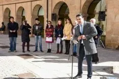Homenaje público a Antonio Machado y Rubén Darío. / Fotos: Ana Isla