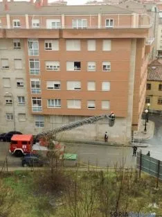 Actuación de los bomberos.