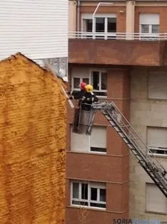 Actuación de los bomberos.