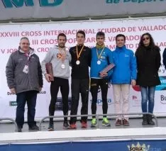 Mateo, Martínez y Abad en el podium
