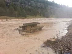 Imágenes en la zona recreativa donde se hizo la tala