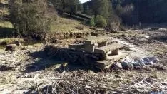 La corta también ha afectado a una zona recreativa