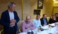 Tomás de Francisco en la presentación, junto a David Santiago