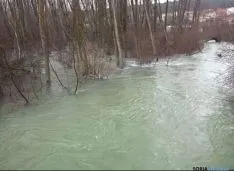 Río Abión a su paso por la Casa del Parque del Sabinar
