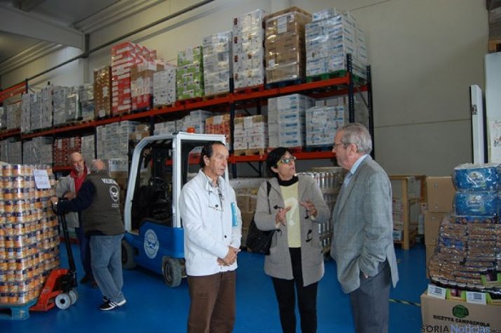 El Banco de los Alimentos de Soria tiene su nave en el polígono de Valcorba.