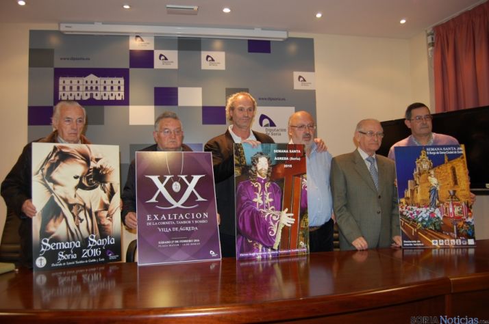 Presentación de los carteles anunciadores de la Semana Santa de Soria, El Burgo de Osma y Ágreda.
