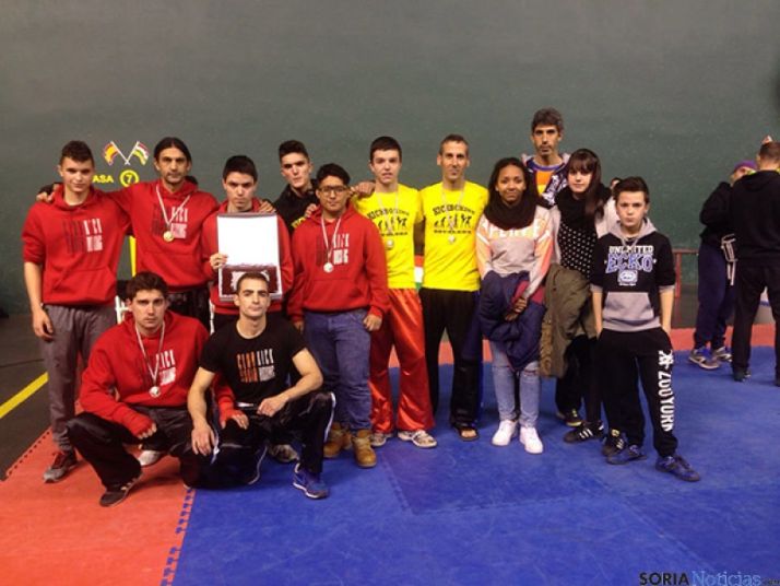 Los deportistas sorianos que han competido en Logroño.