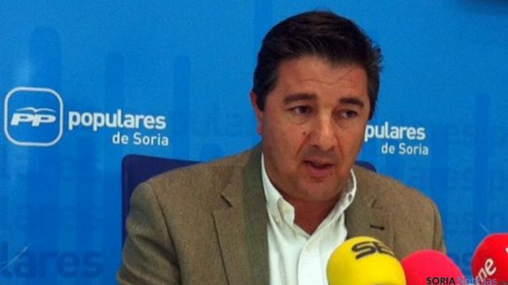 Jesús Peregrina, alcalde de Arcos de Jalón. 