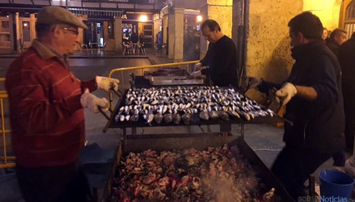 La parrillada este martes. 