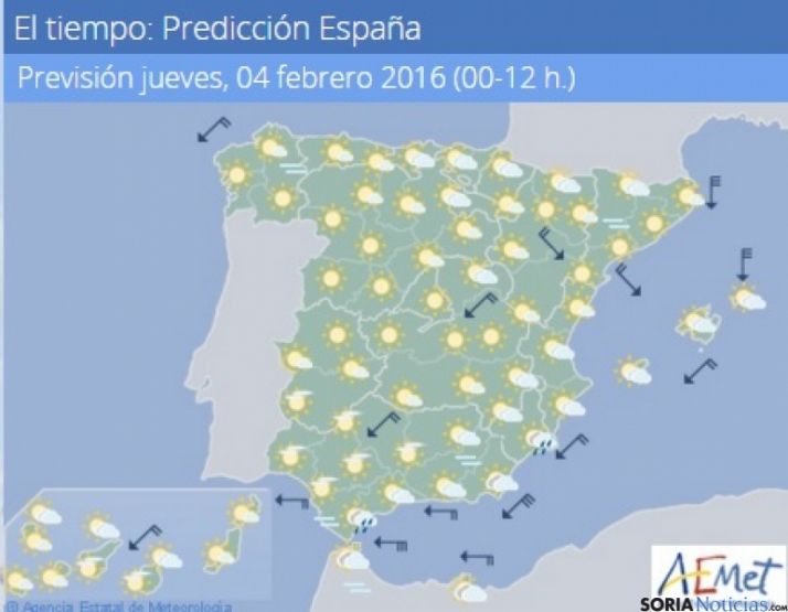Vuelven las heladas, con temperaturas máximas en ligero ascenso