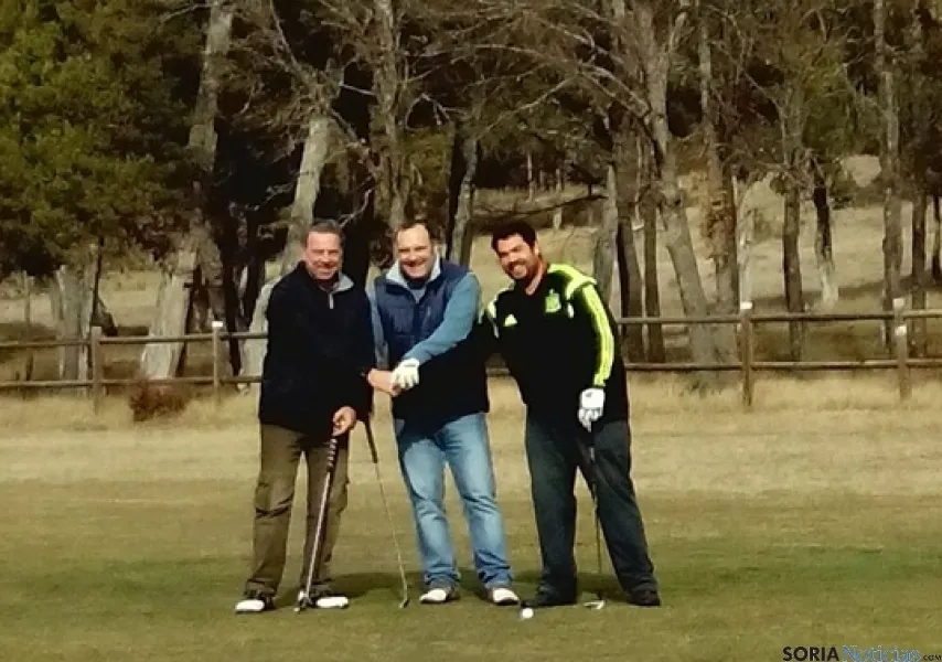 Participantes en el trofeo de golf de Rioseco