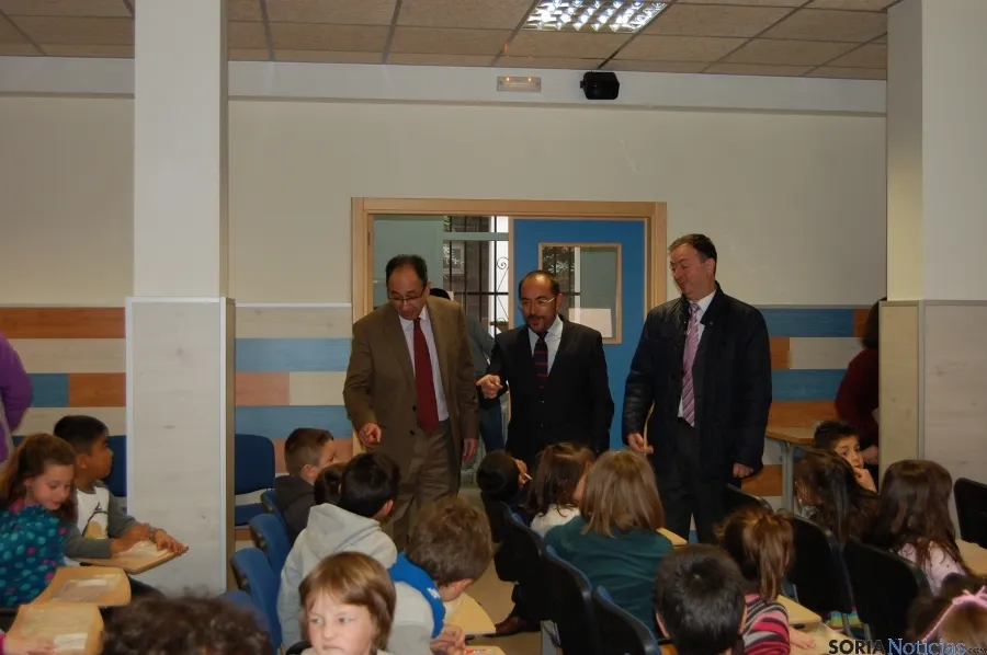 López, Rey y Alonso en el CEIP Manuel Zorrilla
