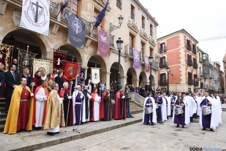 Encuentro de la Virgen de la Alegría y Jesús Resucitado. /Ana Isla