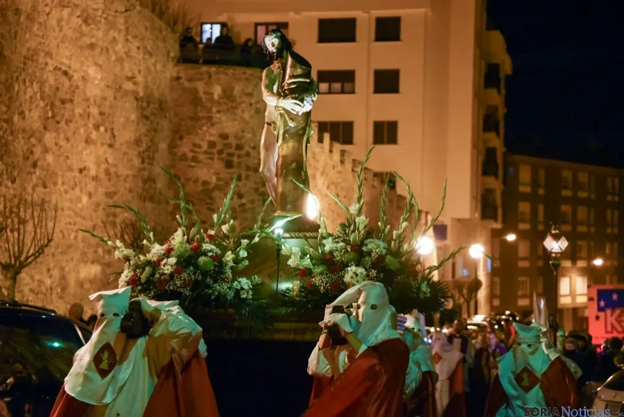 Vía Crucis de la Cofradía de la Flagelación del Señor. /Ana Isla