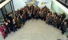El grupo en la visita. / Ayto