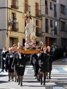El Resucitado en las calles agredanas./SN