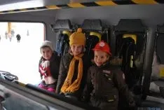Bomberos y niños, protagonistas. / SN