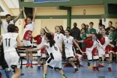 La jugadora soriana en algunos de los encuentros disputados./SN