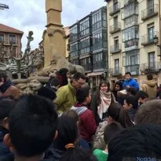 Los alumnos durante la jornada.