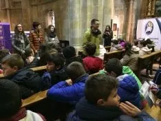 Los alumnos durante la jornada.
