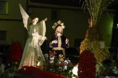 Encuentro entre las Cofradías de la Oración en el Huerto y la Flagelación del Señor. /Ana Isla