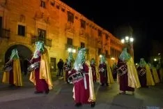 Encuentro entre las Cofradías de la Oración en el Huerto y la Flagelación del Señor. /Ana Isla