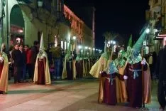 Encuentro entre las Cofradías de la Oración en el Huerto y la Flagelación del Señor. /Ana Isla