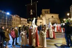 Encuentro entre las Cofradías de la Oración en el Huerto y la Flagelación del Señor. /Ana Isla