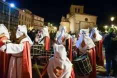 Encuentro entre las Cofradías de la Oración en el Huerto y la Flagelación del Señor. /Ana Isla