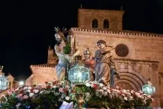 Encuentro entre las Cofradías de la Oración en el Huerto y la Flagelación del Señor. /Ana Isla