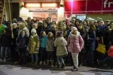 Encuentro entre las Cofradías de la Oración en el Huerto y la Flagelación del Señor. /Ana Isla