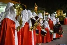 Encuentro entre las Cofradías de la Oración en el Huerto y la Flagelación del Señor. /Ana Isla