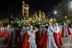 Encuentro entre las Cofradías de la Oración en el Huerto y la Flagelación del Señor. /Ana Isla