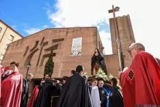 Encuentro de la Virgen de la Alegría y Jesús Resucitado. /Ana Isla
