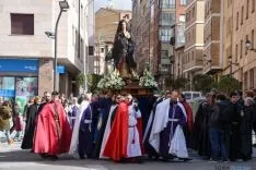 Encuentro de la Virgen de la Alegría y Jesús Resucitado. /Ana Isla
