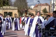 Encuentro de la Virgen de la Alegría y Jesús Resucitado. /Ana Isla