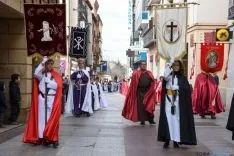 Encuentro de la Virgen de la Alegría y Jesús Resucitado. /Ana Isla