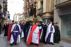 Encuentro de la Virgen de la Alegría y Jesús Resucitado. /Ana Isla