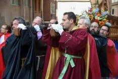 Encuentro de la Virgen de la Alegría y Jesús Resucitado. /Ana Isla