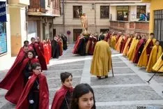 Encuentro de la Virgen de la Alegría y Jesús Resucitado. /Ana Isla