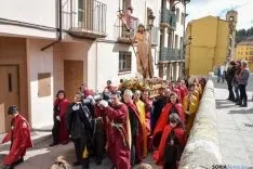 Encuentro de la Virgen de la Alegría y Jesús Resucitado. /Ana Isla